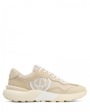 Beige Naked Wolfe Drought Men's Sneakers | RIYADH 294GVDYAP