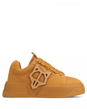 Brown Naked Wolfe Kosa Wheat Men's Sneakers | RIYADH 540OYBXJT