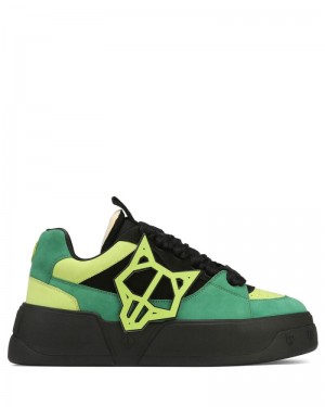 Green Naked Wolfe Kosa Men's Sneakers | RIYADH 817CBIDJX