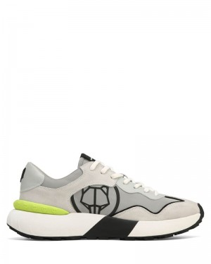 Grey Naked Wolfe Drought Men's Sneakers | RIYADH 024BTAFMV