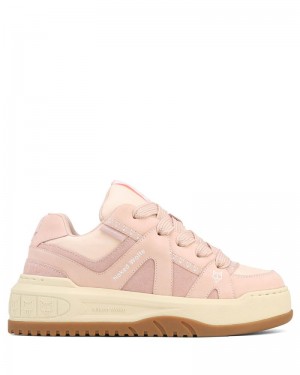 Pink Naked Wolfe Skating Nubuck/Cow Suede Women's Sneakers | RIYADH 618OJEFSA