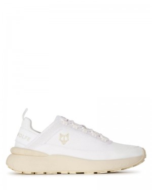 White Naked Wolfe Drip Nylon Men's Sneakers | RIYADH 985NVXGPO