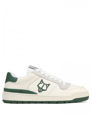 White / Green Naked Wolfe Ravenn Forrest Women's Sneakers | RIYADH 025YRNKPC