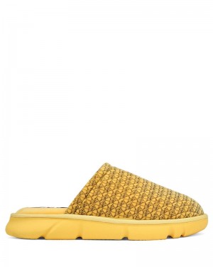 Yellow Naked Wolfe Ohio Men's Slippers | RIYADH 264YZNTDE