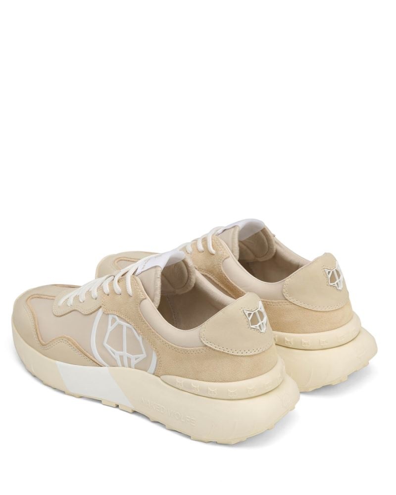 Beige Naked Wolfe Drought Men's Sneakers | RIYADH 294GVDYAP