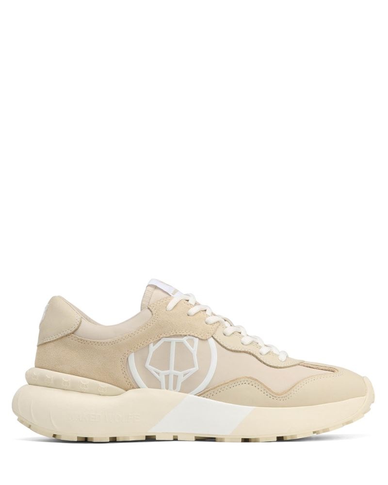 Beige Naked Wolfe Drought Men\'s Sneakers | RIYADH 294GVDYAP