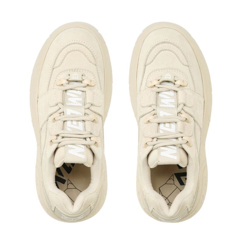 Beige Naked Wolfe Sinner Oat Women's Sneakers | RIYADH 206JSKTXC