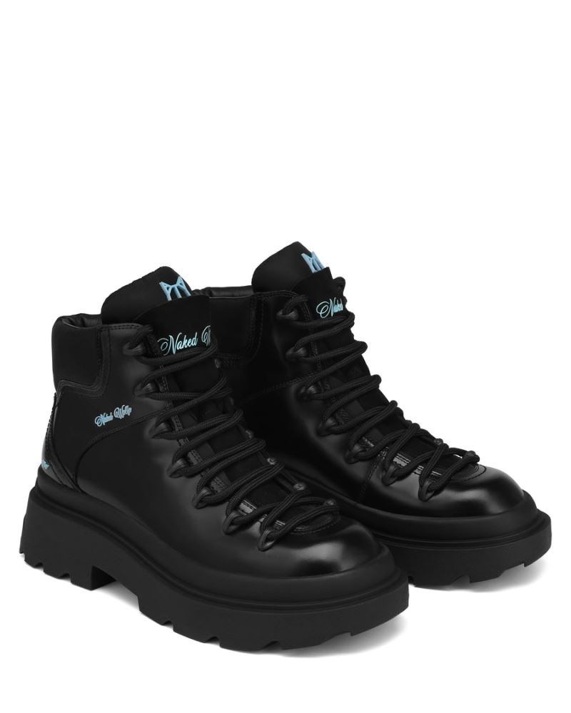 Black Naked Wolfe Apex Box Leather Men's Boots | RIYADH 709ZGTRPS