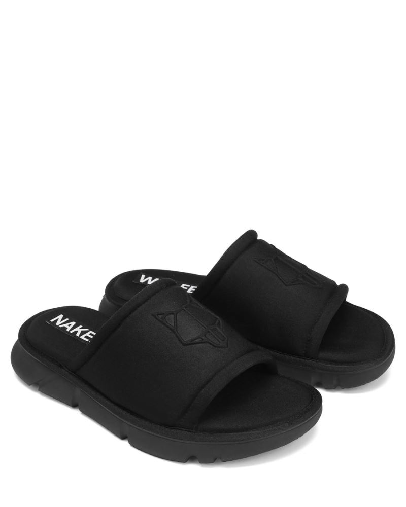 Black Naked Wolfe Arizona Men's Slides | RIYADH 032FGNLWK