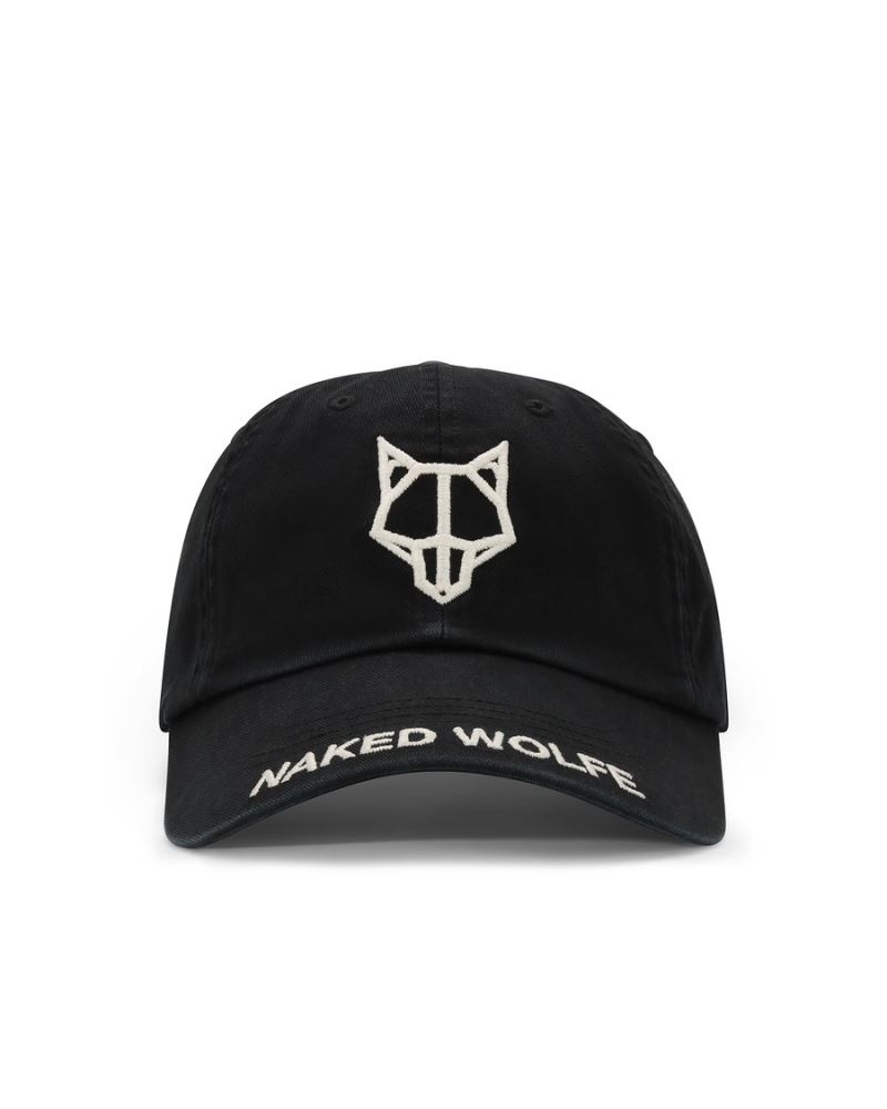 Black Naked Wolfe Baseball Pure Men\'s Caps | RIYADH 704VXQLUW