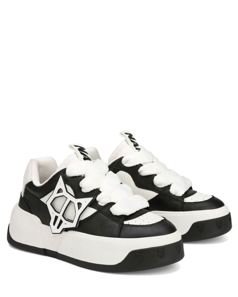 Black Naked Wolfe City Women's Sneakers | RIYADH 496DWFAUP