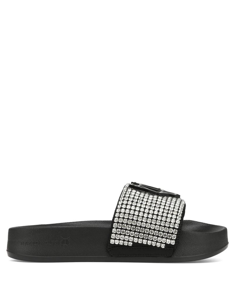 Black Naked Wolfe Coast Diamonds Women\'s Slides | RIYADH 496GWDFNX