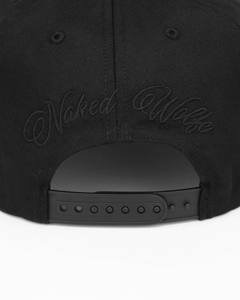 Black Naked Wolfe Constructed Wolfe Men's Caps | RIYADH 309KIPYUM