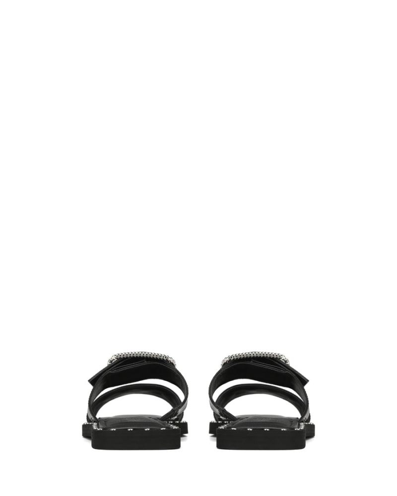 Black Naked Wolfe Daisy Box Women's Slides | RIYADH 894VUAFEG