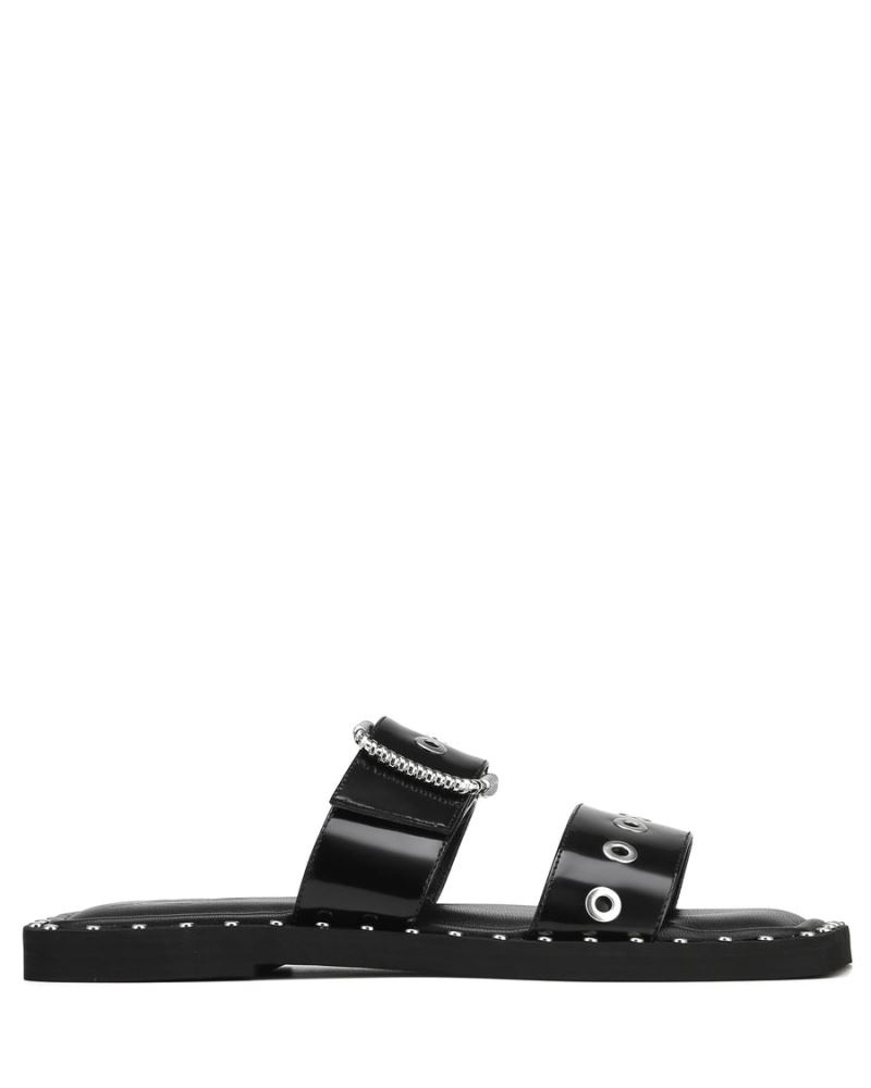 Black Naked Wolfe Daisy Box Women\'s Slides | RIYADH 894VUAFEG