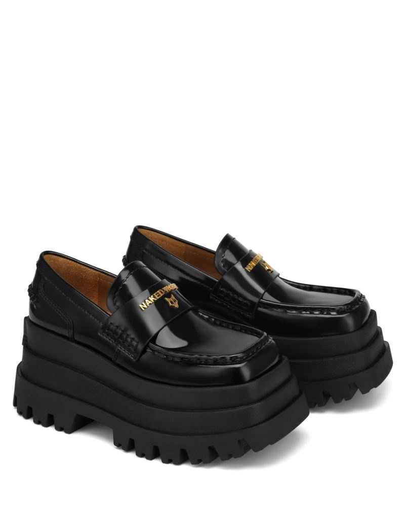 Black Naked Wolfe Delusion Box Women's Loafers | RIYADH 074KBHPXJ