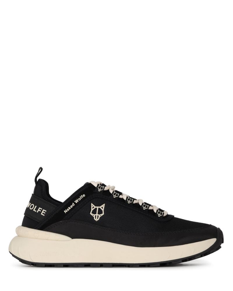 Black Naked Wolfe Drip Nylon Men\'s Sneakers | RIYADH 134RKMCLA