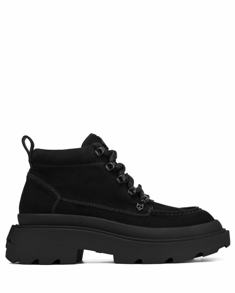 Black Naked Wolfe Drown Nubuck Men\'s Boots | RIYADH 625FRYHOW