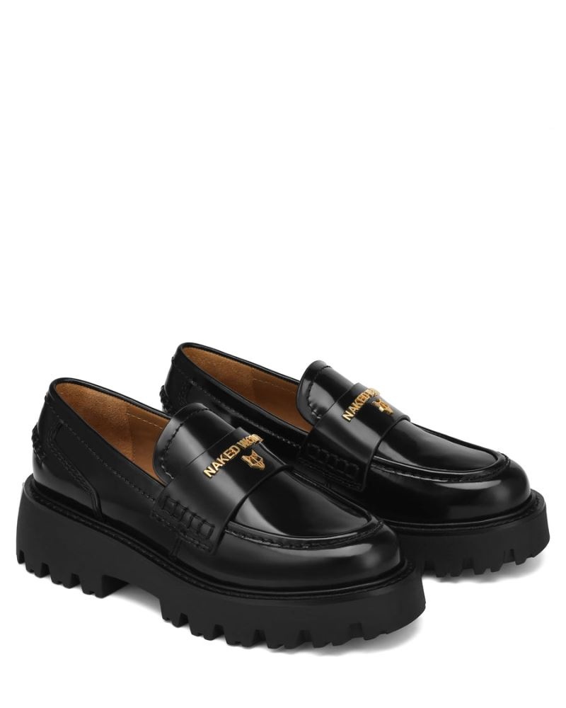 Black Naked Wolfe Flawed Box Women's Loafers | RIYADH 851VAUEGJ