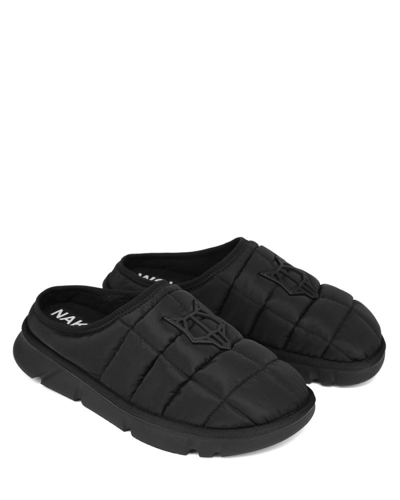 Black Naked Wolfe Montana Men's Slippers | RIYADH 059XVZBOW