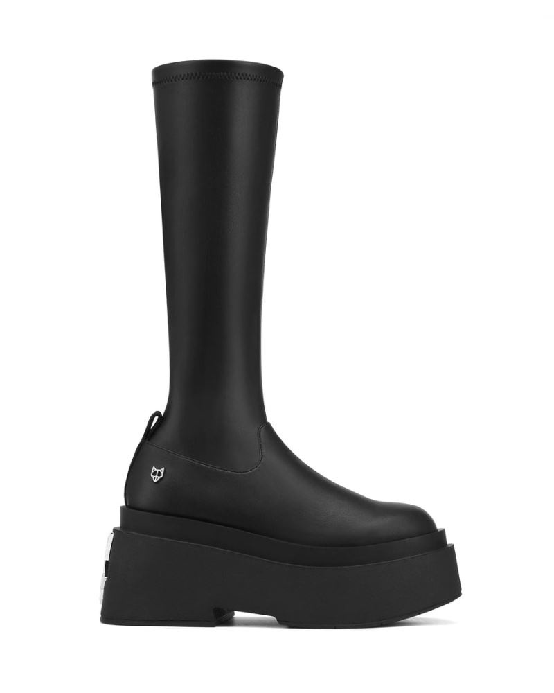 Black Naked Wolfe Naughty Women's Platform Boots | RIYADH 982DXVEIL