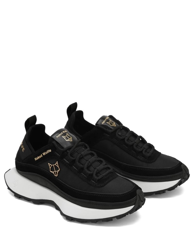 Black Naked Wolfe Petal Nylon Women's Sneakers | RIYADH 745PRQXWG