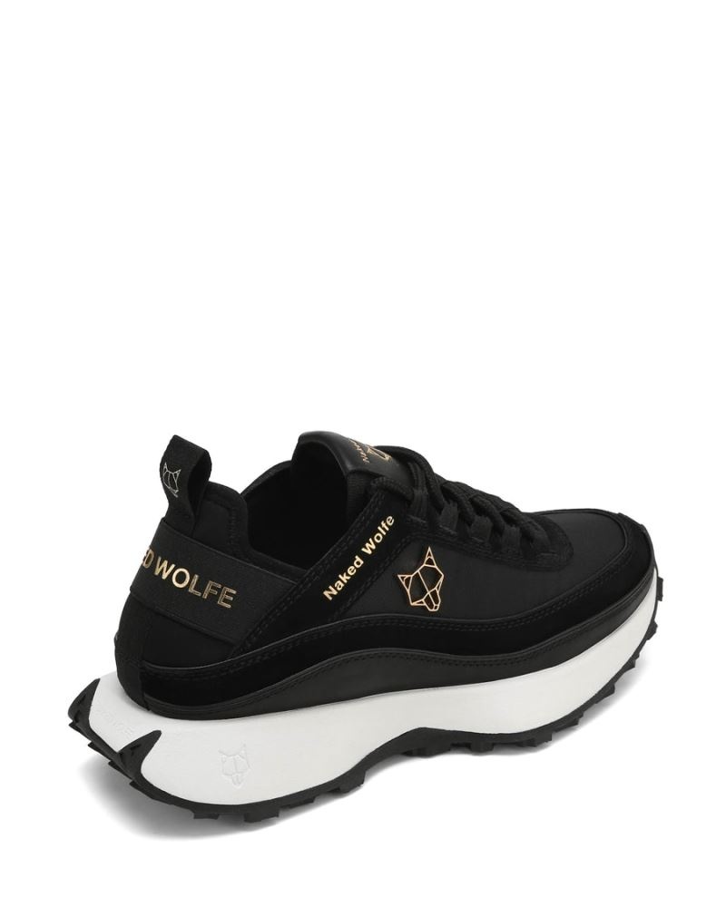 Black Naked Wolfe Petal Nylon Women's Sneakers | RIYADH 745PRQXWG