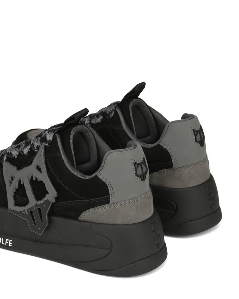 Black Naked Wolfe Slade Men's Sneakers | RIYADH 718NCTVBG