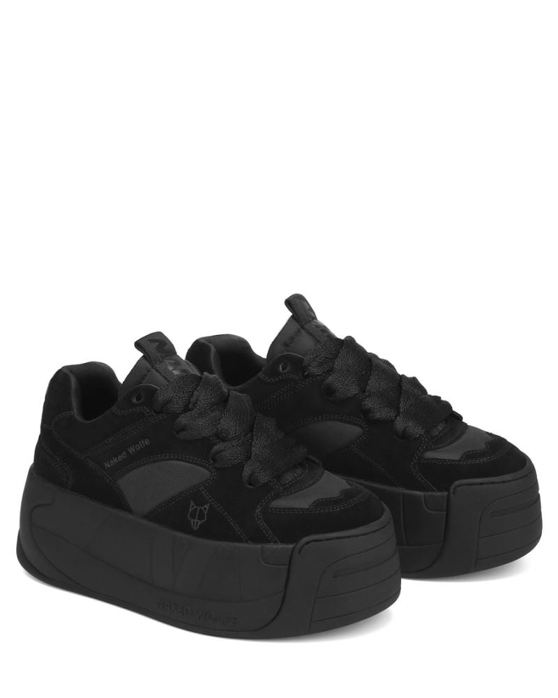 Black Naked Wolfe Snatch Double Women's Sneakers | RIYADH 543ZTLRXB