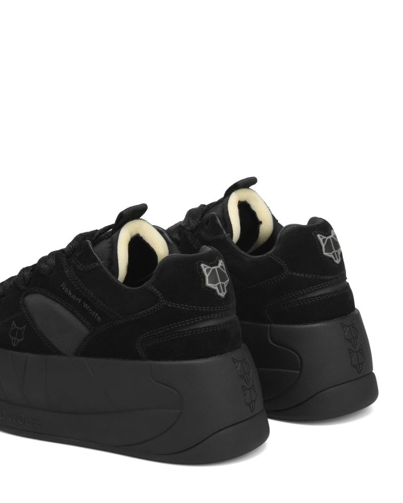 Black Naked Wolfe Snatch Double Women's Sneakers | RIYADH 543ZTLRXB