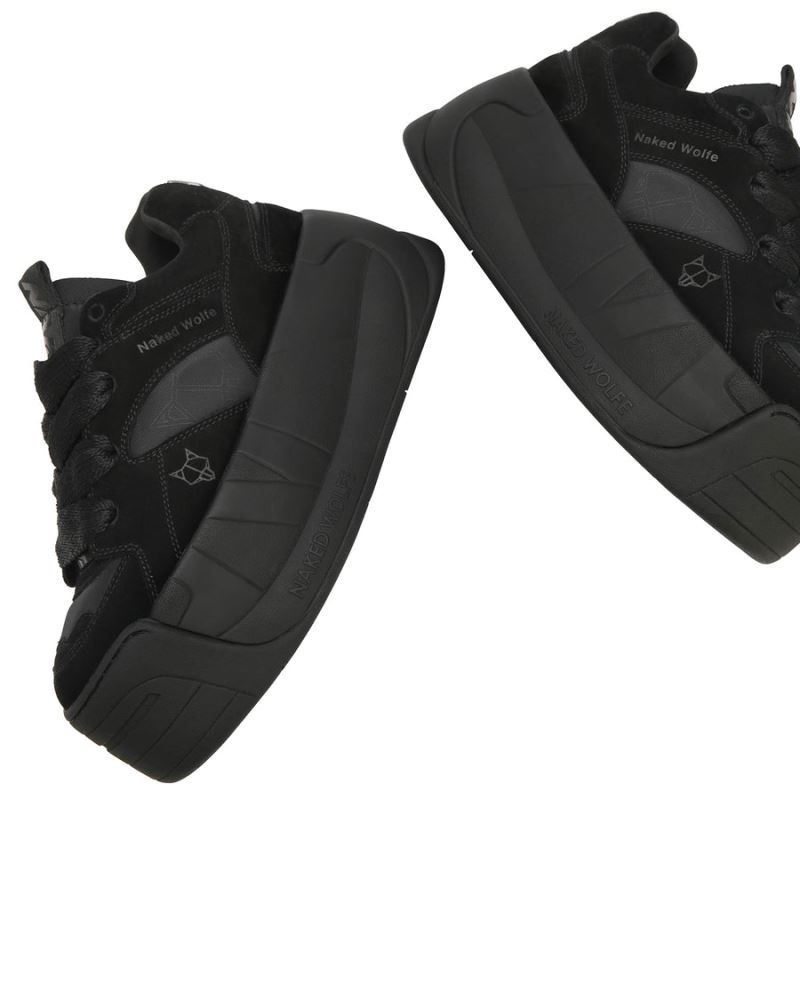 Black Naked Wolfe Snatch Double Women's Sneakers | RIYADH 543ZTLRXB