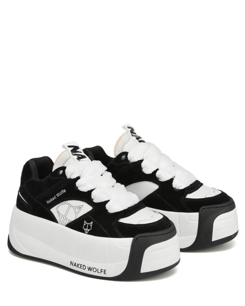 Black Naked Wolfe Snatch Women's Sneakers | RIYADH 896WKCBYU