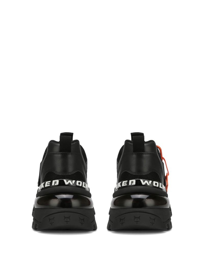 Black Naked Wolfe Spring Men's Sneakers | RIYADH 753GCMBFJ