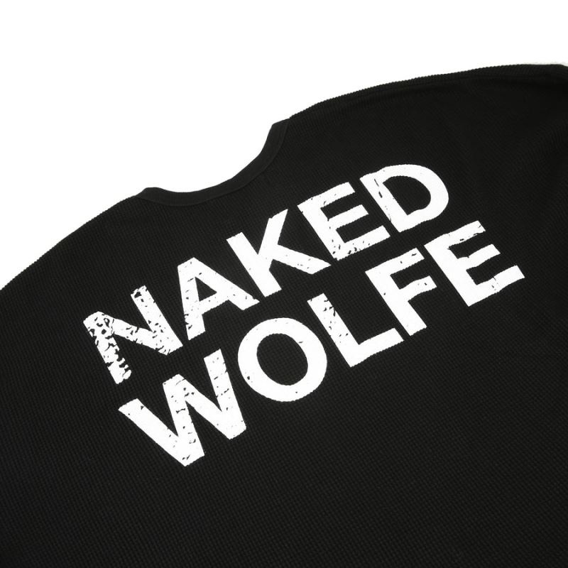 Black Naked Wolfe Thermal Men's Sweatshirts | RIYADH 956BAXHCG