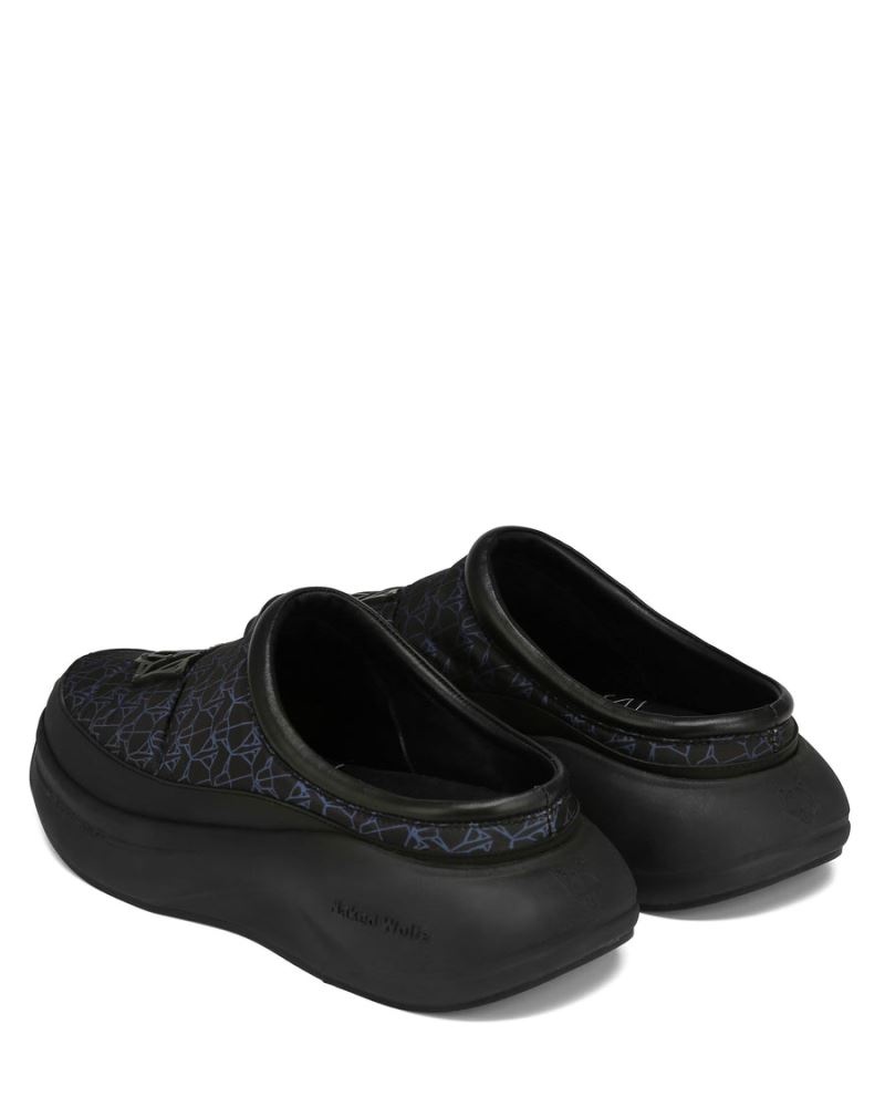 Black Naked Wolfe Tide Triple Men's Slippers | RIYADH 316QOIAUJ