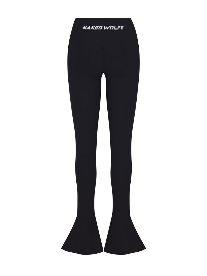 Black Naked Wolfe Ultra Flared Women's Leggings | RIYADH 460DHYBLF