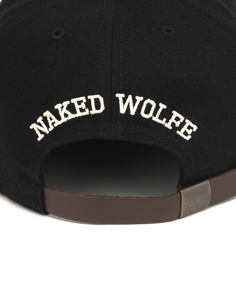 Black Naked Wolfe Wool Wolfe Men's Caps | RIYADH 082MZFVYK