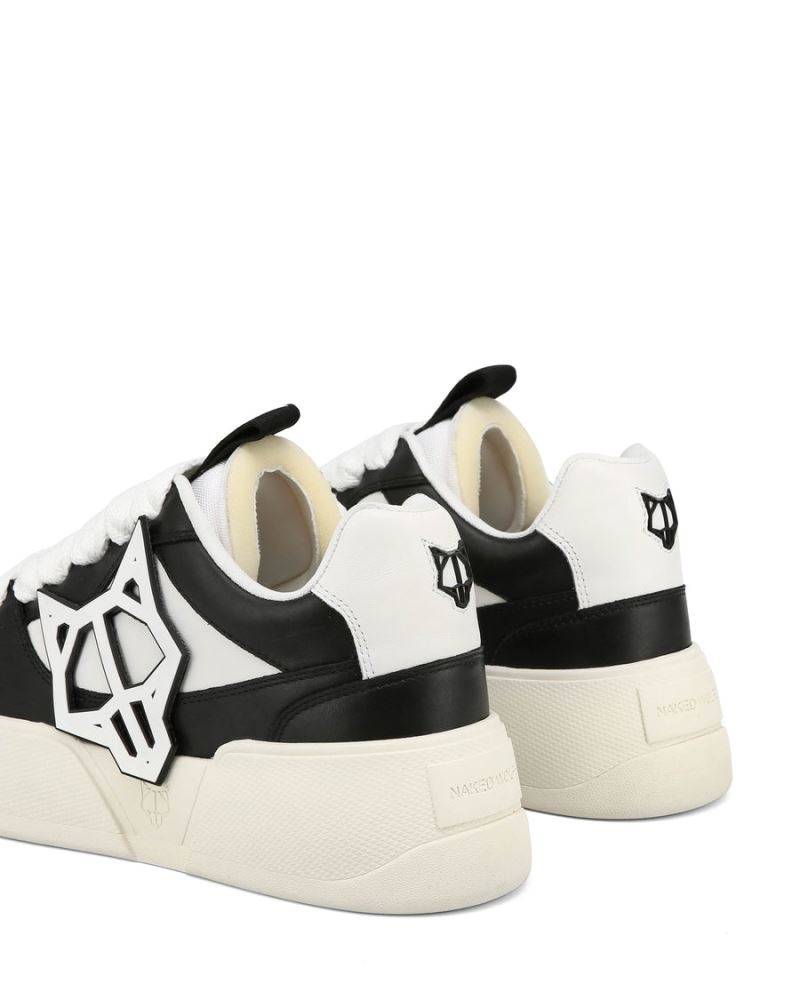 Black / White Naked Wolfe Kosa Men's Sneakers | RIYADH 847OPCQJI