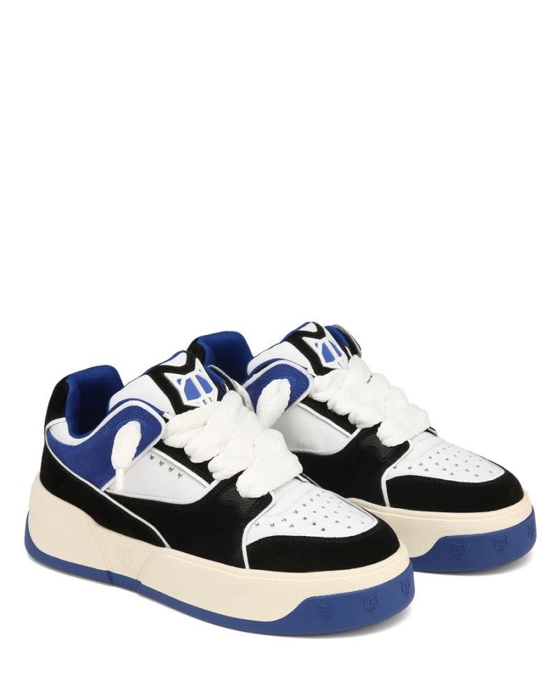 Blue Naked Wolfe Kash Nubuck Leather Men's Sneakers | RIYADH 174RFEZYB