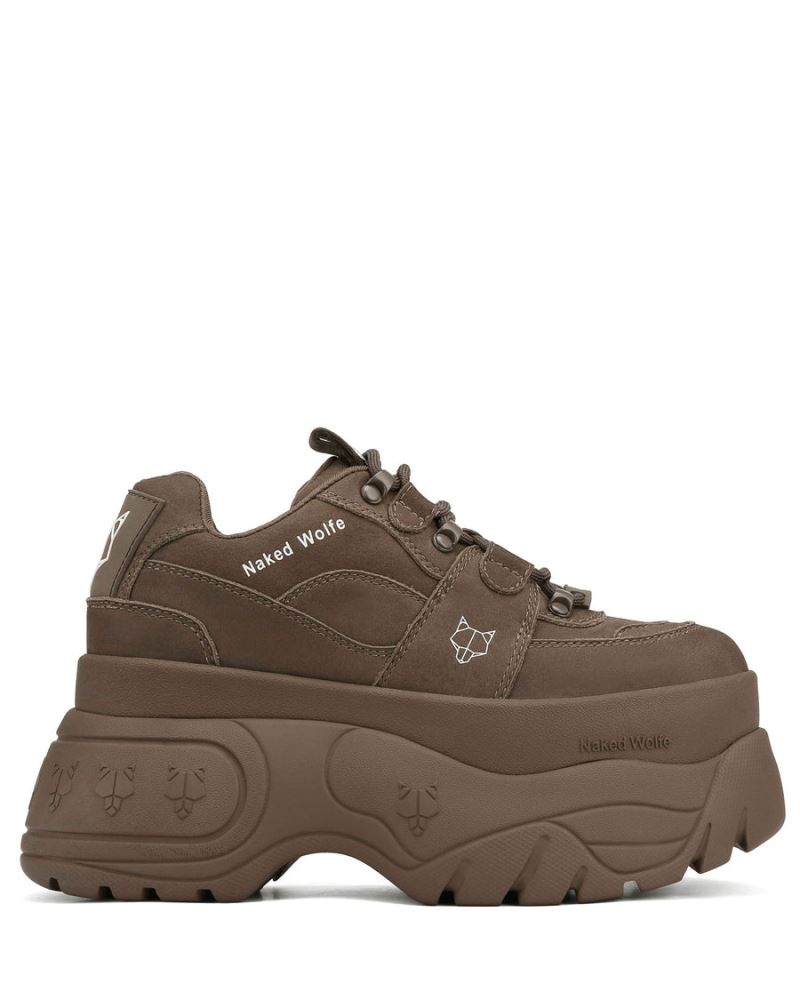 Chocolate Naked Wolfe Sinner Women's Sneakers | RIYADH 948YKGTZW