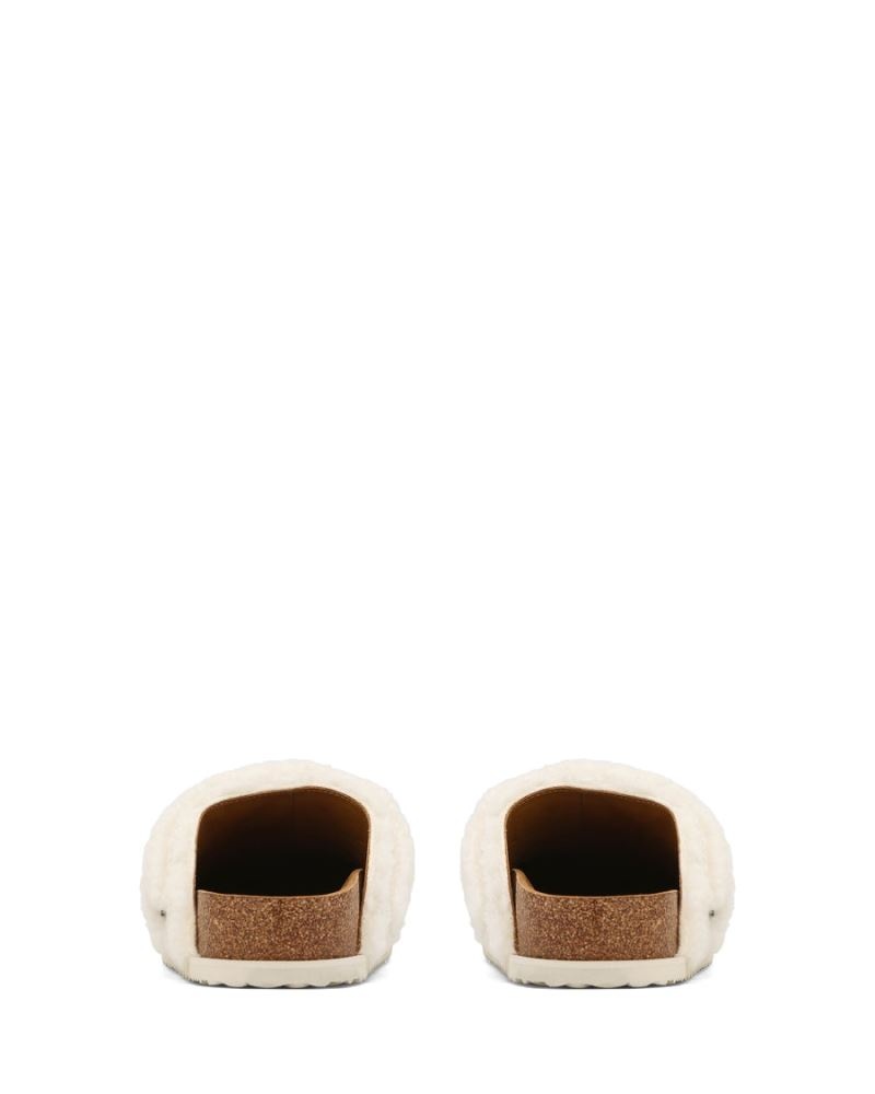 Cream Naked Wolfe Malta Shearling Men's Slippers | RIYADH 816PLIQDM