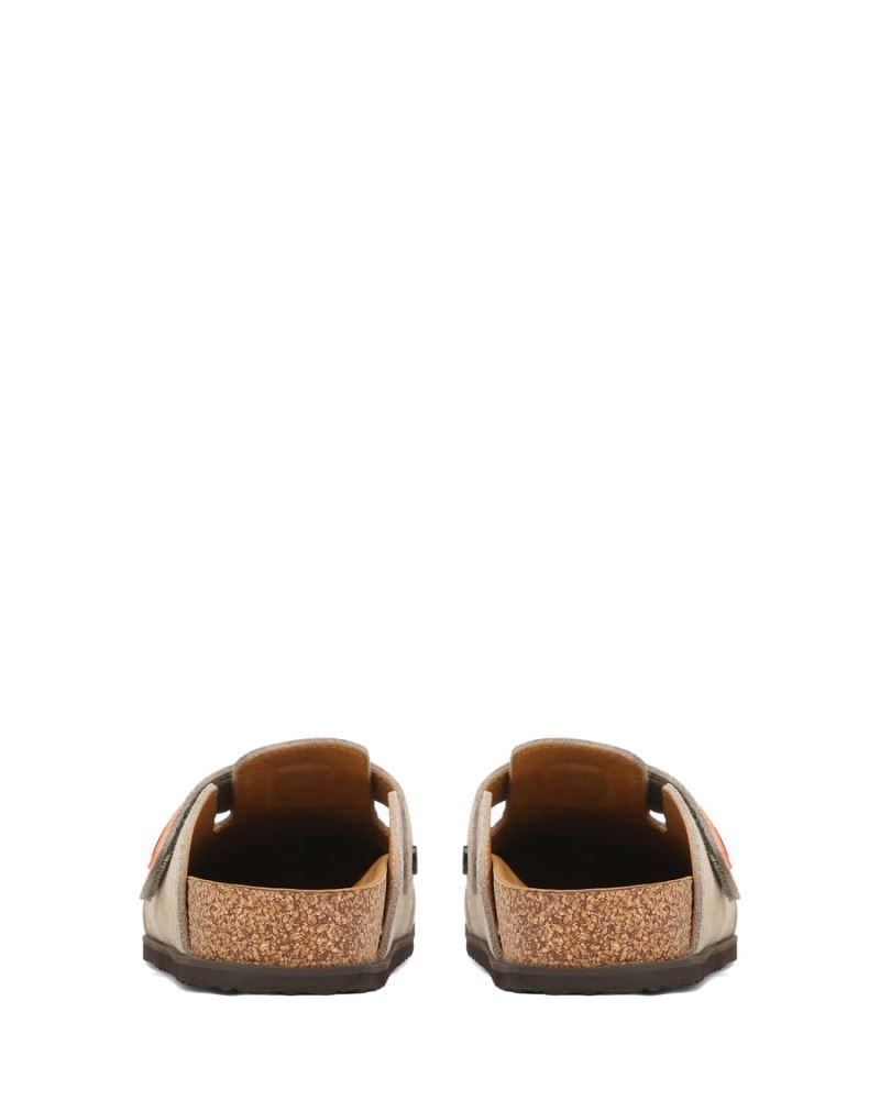 Grey Brown Naked Wolfe Melt Suede Men's Slippers | RIYADH 058JPSHLD