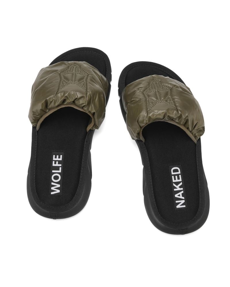 Olive Naked Wolfe Coasting Men's Slides | RIYADH 149JZFXAR