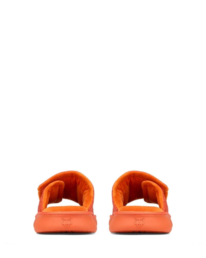 Orange Naked Wolfe Alaska Monogram Men's Slides | RIYADH 790XIVWHP