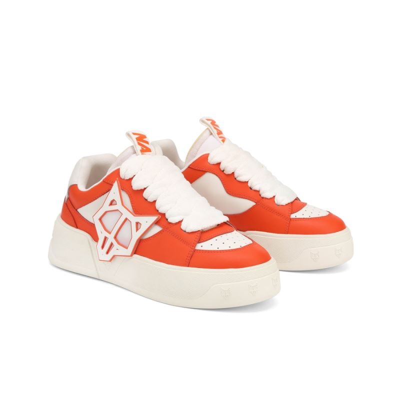 Orange Naked Wolfe Kosa Men's Sneakers | RIYADH 584LFRQTK