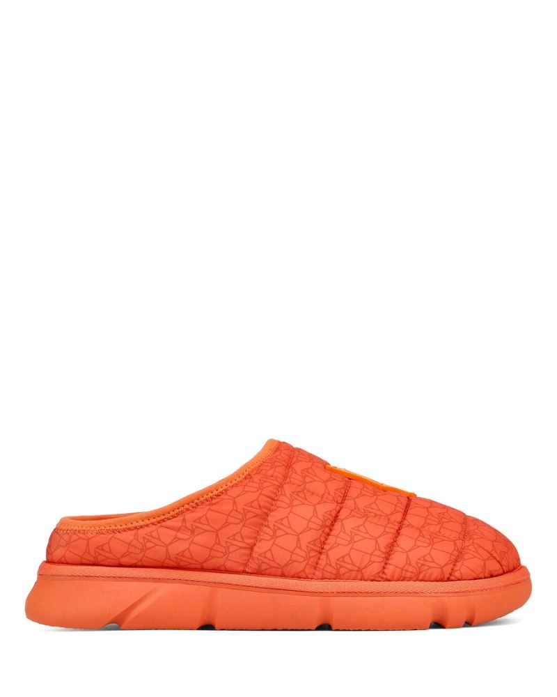 Orange Naked Wolfe Montana Monogram Men's Slippers | RIYADH 407RXAHQF