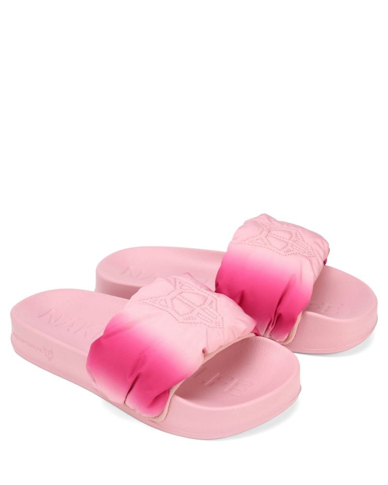 Pink Naked Wolfe Coast Women's Slides | RIYADH 751UYZRAN