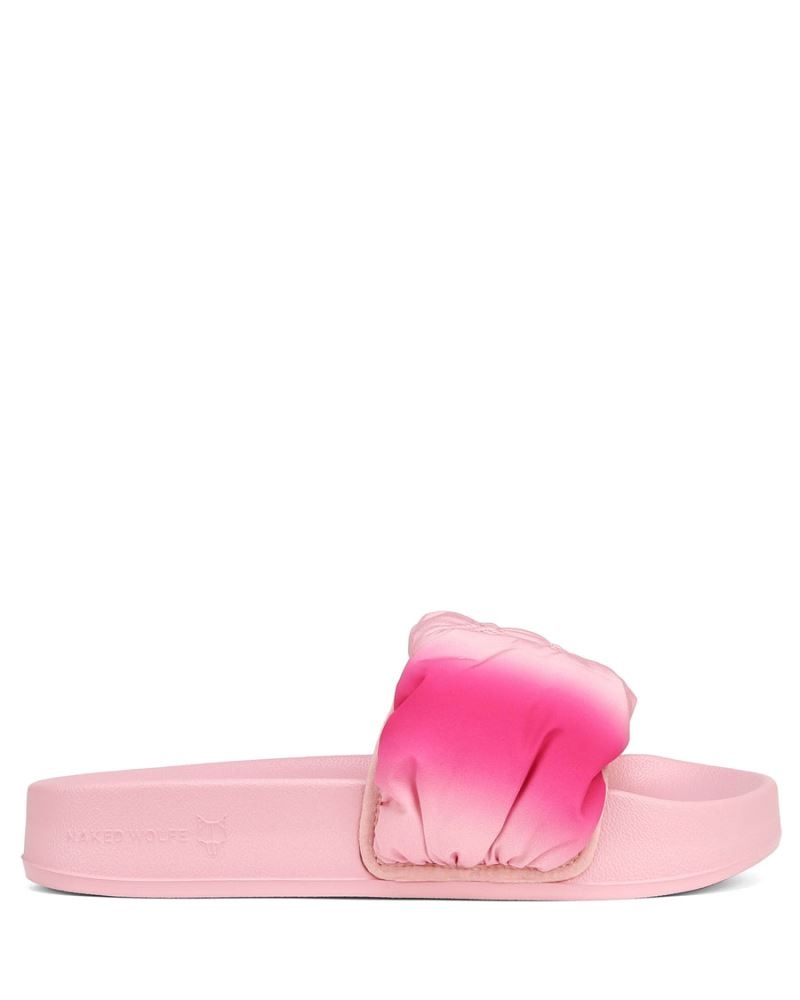 Pink Naked Wolfe Coast Women\'s Slides | RIYADH 751UYZRAN