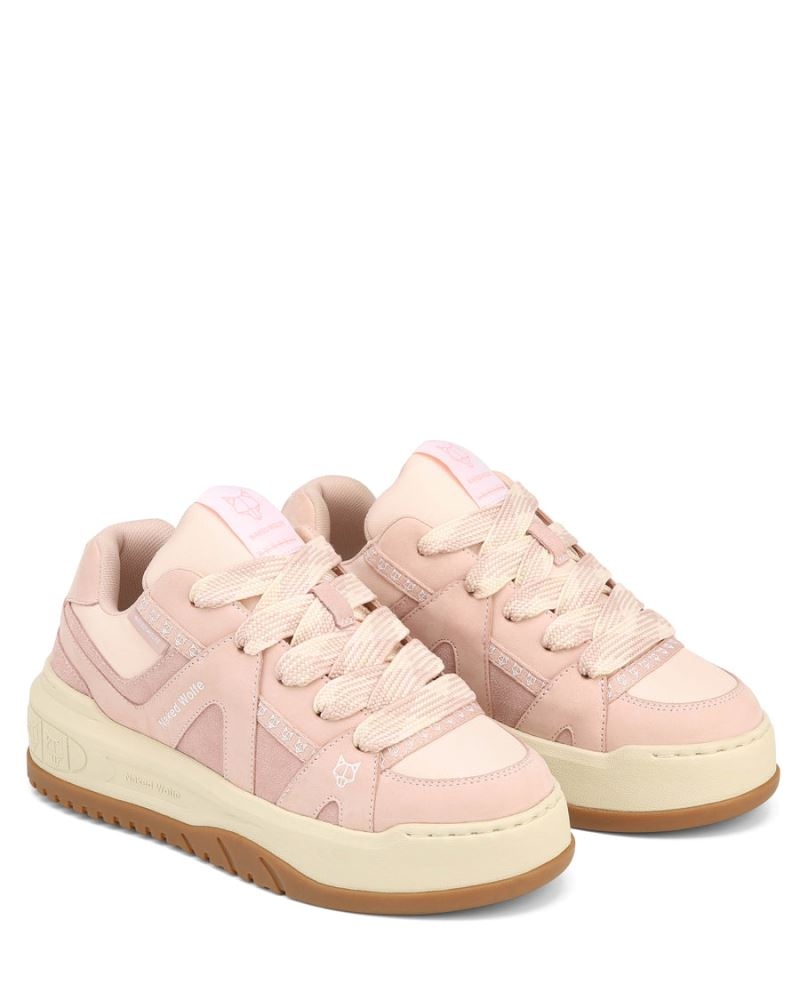 Pink Naked Wolfe Skating Nubuck/Cow Suede Women's Sneakers | RIYADH 618OJEFSA