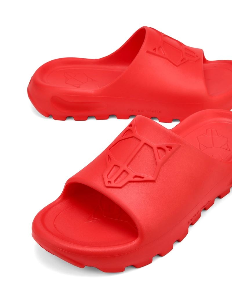 Red Naked Wolfe Tommy Men's Slides | RIYADH 708OFJDGU